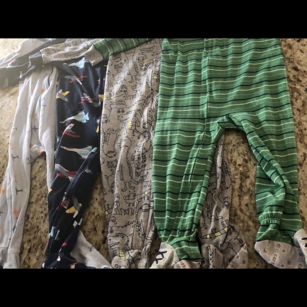 Four Carters pajamas for boys
